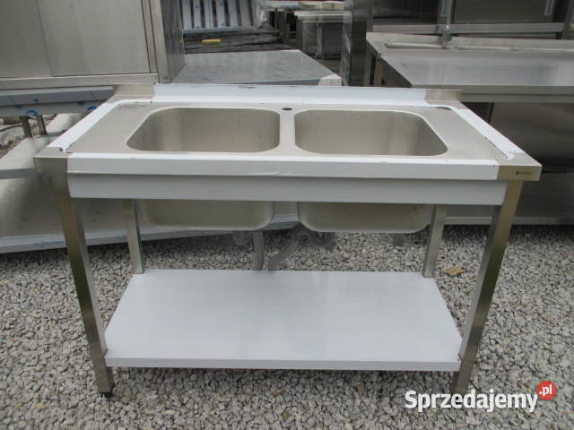 Nowy Zlew Gastronomiczny 2 Komorowy Z Półką Ostrów Wielkopolski