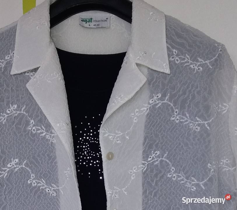 M Nienoszona biała narzutka bluzka do topów i Gliwice