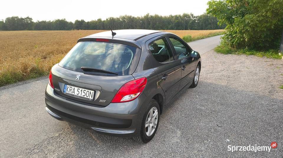 Peugeot 207 14 8v LPG 75 światła przeciwmgielne Kraków