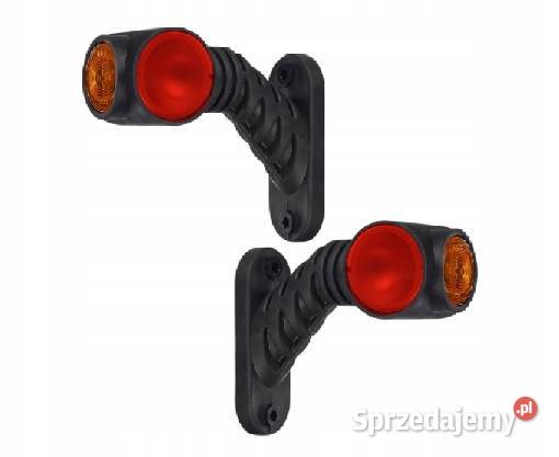 Lampa obrysowa potrójna wysięgnik krótki KOMPLET uniwersalne Lampy obrysowe Godzianów