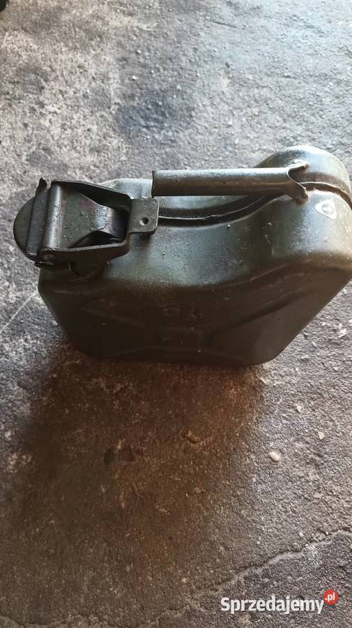 Kanister PRL retro 5L łódzkie Piaski