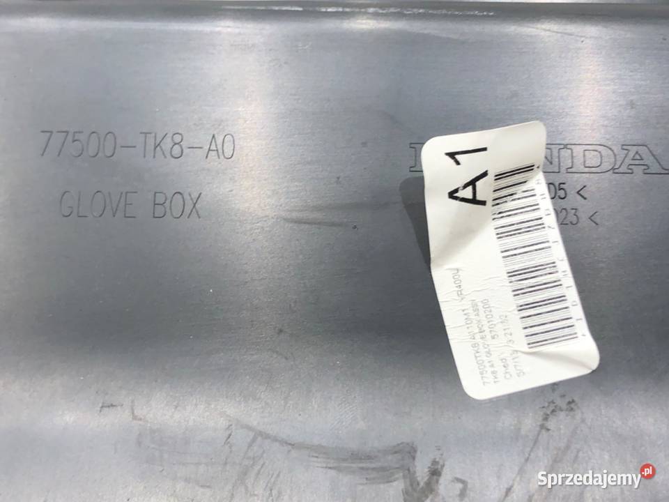 SCHOWEK PASAŻERA HONDA ODYSSEY Van minibus PÓŁKA