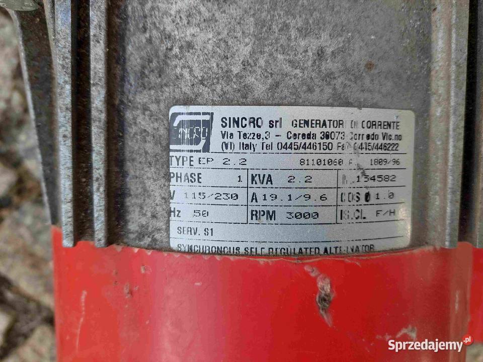 Agregat prądotwórczy Generac ET 2100 Briggs Wrocław