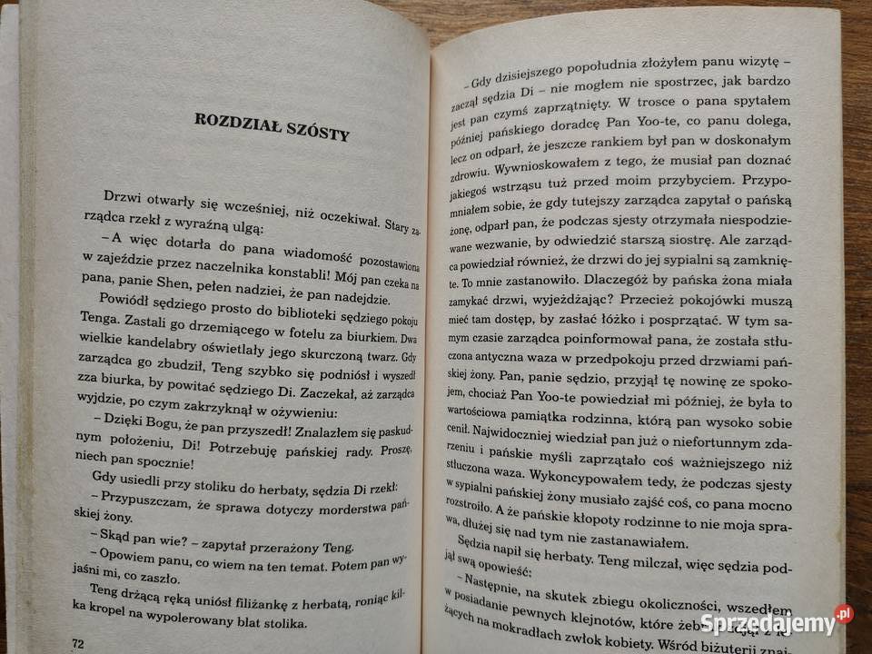 Sędzia Di i parawan z laki Robert van Gulik Kraków