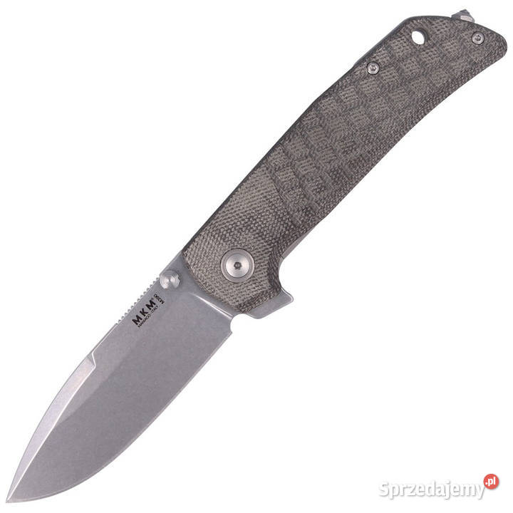 Nóż składany MKM Maximo Green Micarta Stone Warszawa