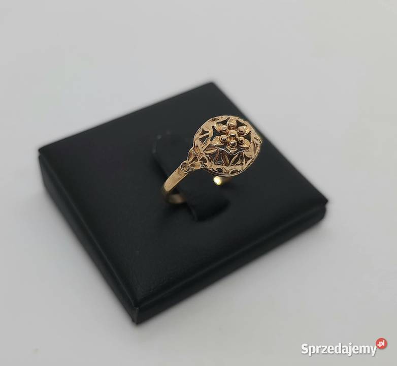 Złoty pierścionek próby 585 235g Rozmiar 18 Biżuteria Elbląg