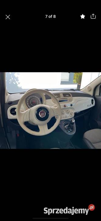 Fiat 500c Cabrio Automatik nieuszkodzony Klasztorne sprzedam