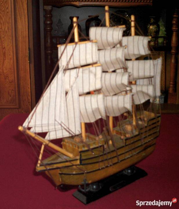 Piękny model okrętu HMS Victory ręczna robota Kraków sprzedam