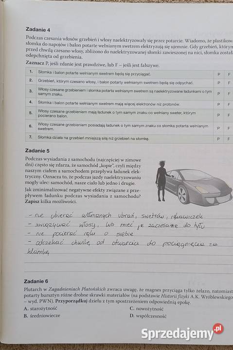Odkryć fizykę Karty pracy ucznia 2 z dziennikiem miękka Małkinia Górna sprzedam