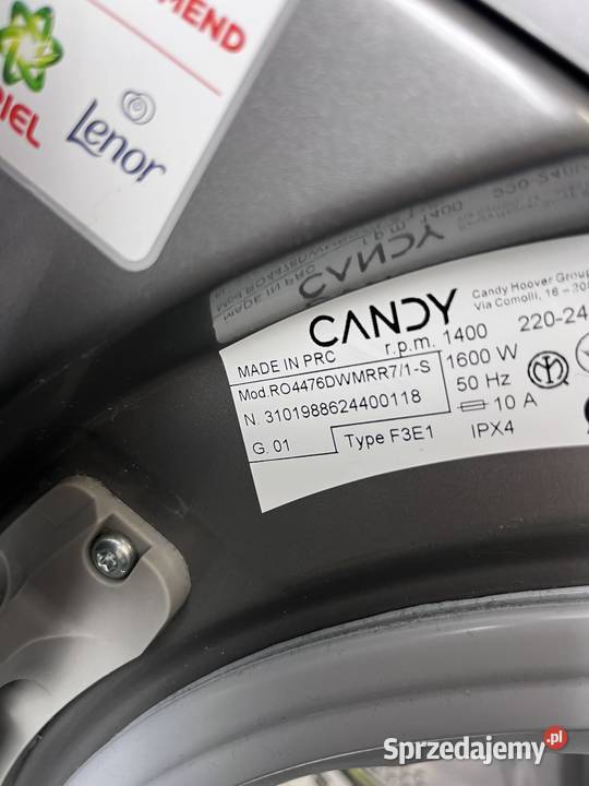 Pralka Candy RapidO RO4476DWMRR71S Slim 7 mazowieckie Warszawa sprzedam