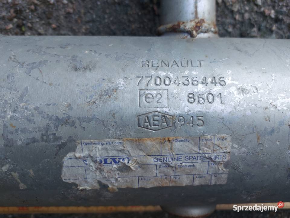 Tłumik Volvo Renault Miłków