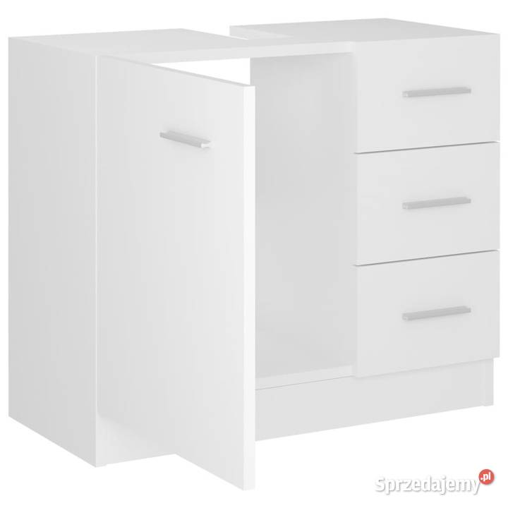 Szafka pod umywalkę biała 63x30x54 materiał Warszawa