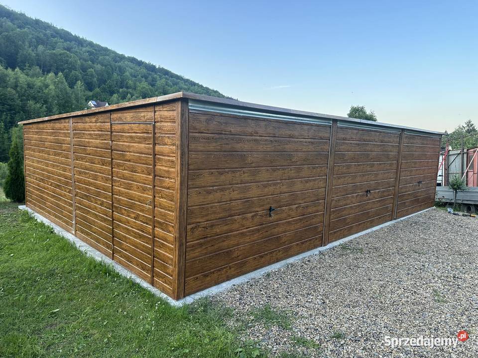 174 Garaż Blaszany ZŁOTY DĄB Wiaty Hale ESSTAL 45m2 sprzedam