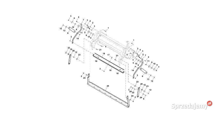 John Deere 960 Nóź CC125843 System owijania Jastrzębniki