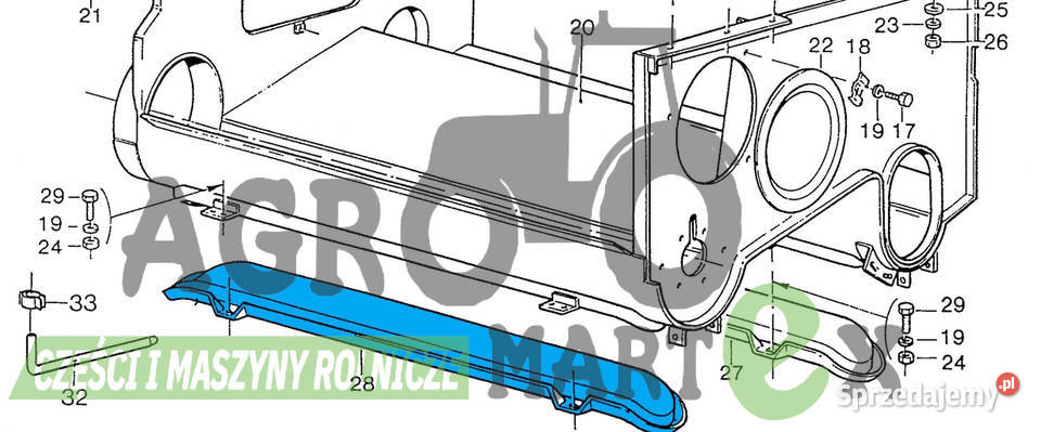 84078026 84097939 80429313 429313 POKRYWA CNH Części zamienne dolnośląskie Wichrów