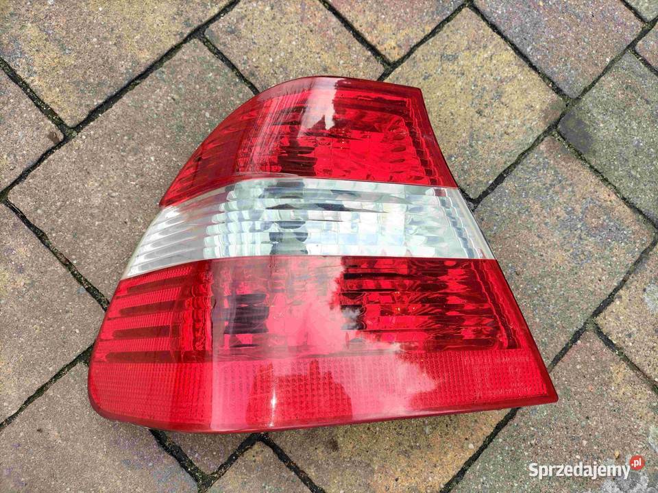 Lampa lewa tylna BMW E46 SEDAN LCI Biały osobowe Poręba