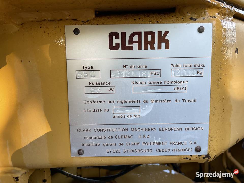 Ładowarka Clark 55c Cummins silnik V6 Koła Stalowa Wola