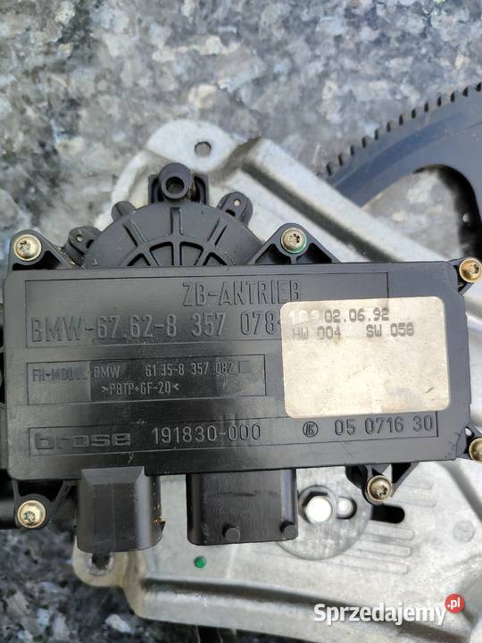 Mechanizm podnoszenie szyby e36 coupe strona Chełm