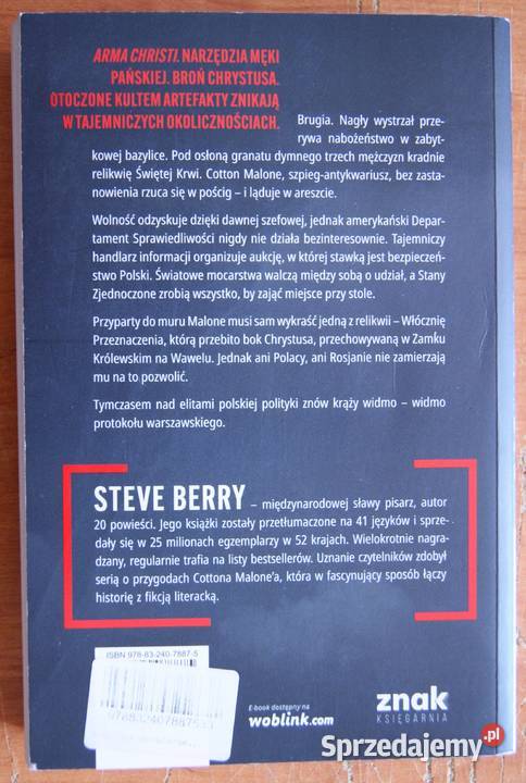 Steve Berry Protokół warszawski lubelskie Parczew