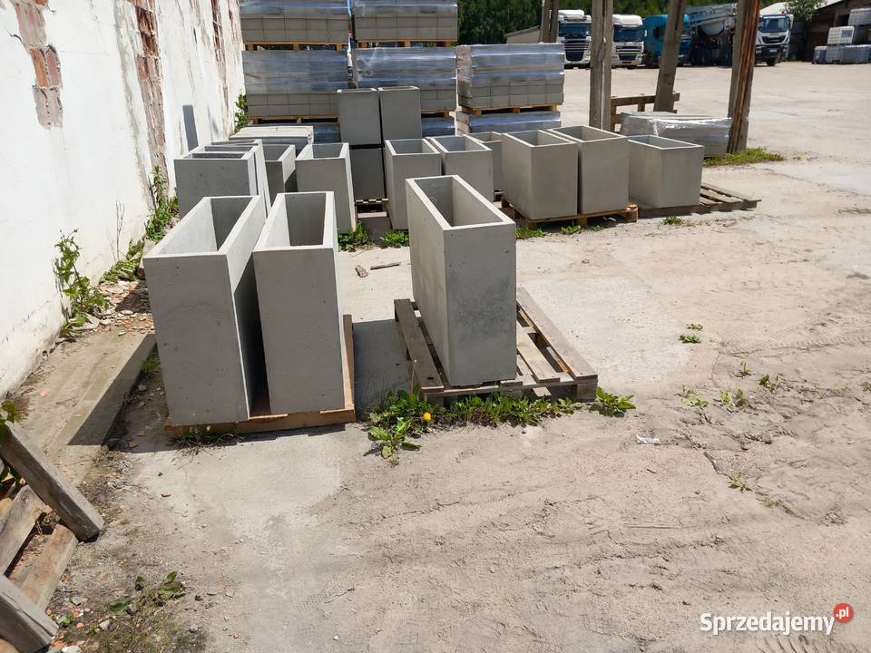 Donice u doniczki betonowe Grodzisko
