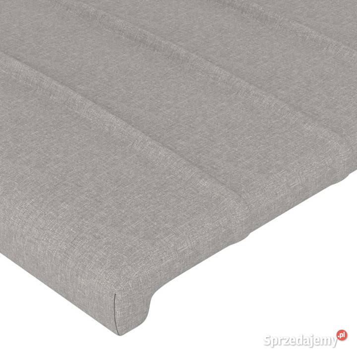 Zagłówek do łóżka z LED jasnoszary 90x5x7888 Warszawa