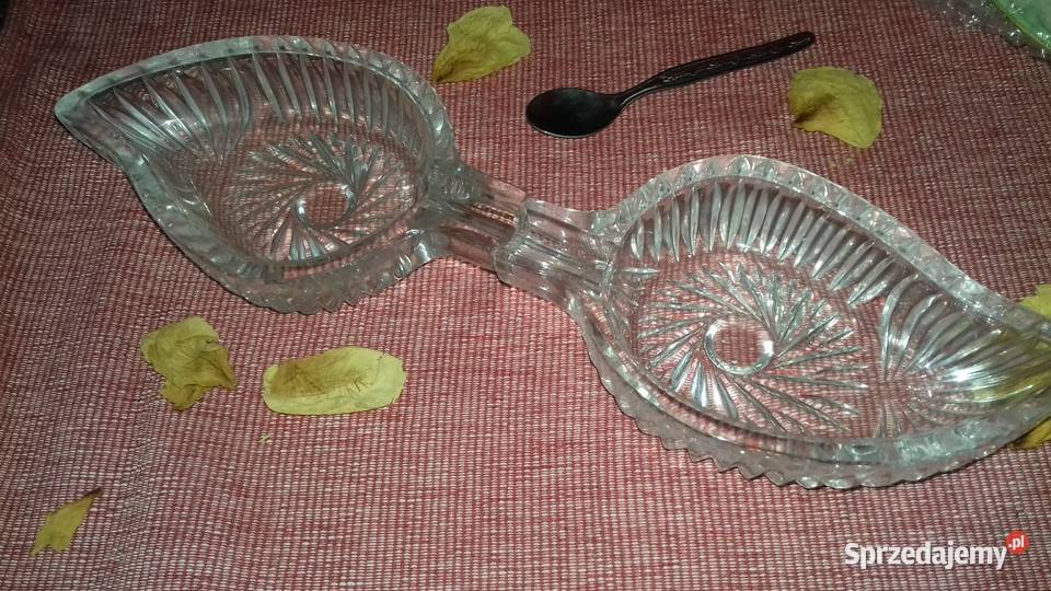 paterka na oliwki popielniczka 2 sztuki komplet Porcelana i szkło Warszawa