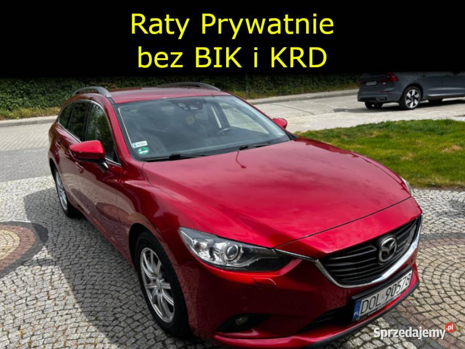 Mazda 6 Raty Prywatnie Bogate Wyposażenie lakier metallic dolnośląskie Wrocław