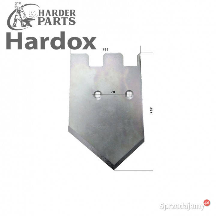 Lemiesz HARDOX 08900029/P do kombajnu ziemniaczanego GRIMME