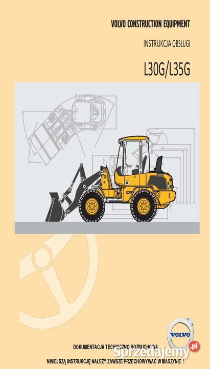 Instrukcja obsługi Volvo L35G L35 G Szamotuły