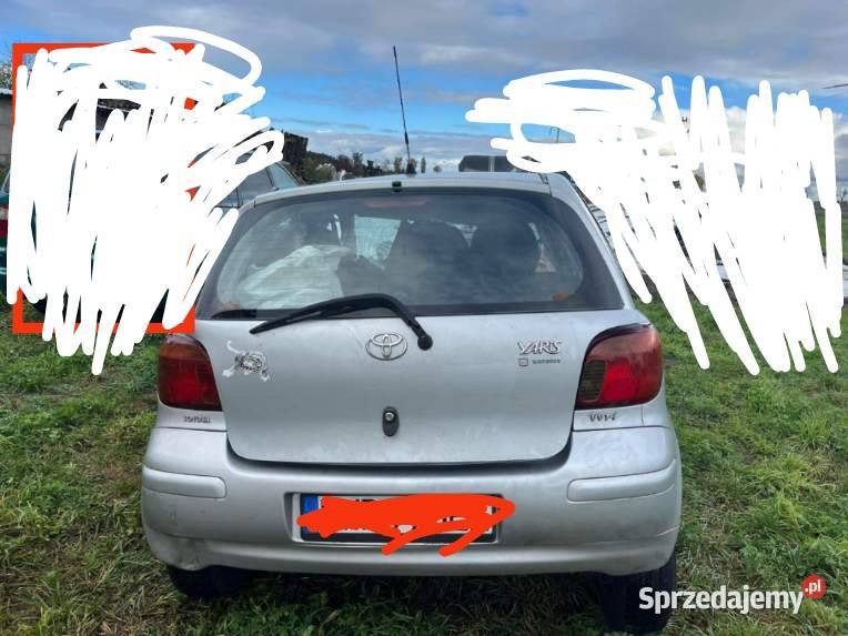 Toyota Yaris 13 2004 uszkodzona wielkopolskie Września