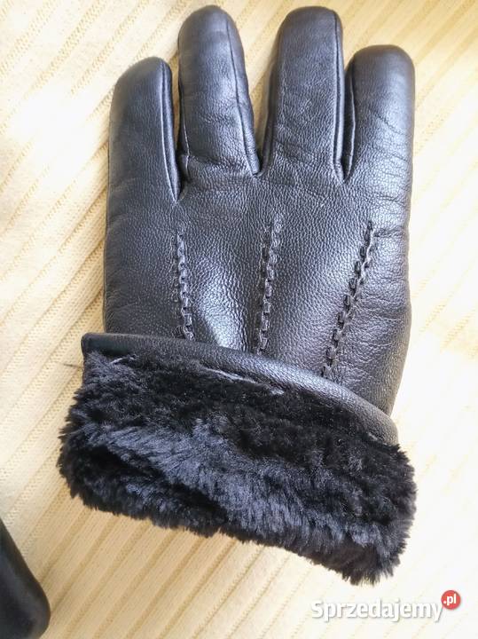 Rękawiczkin męskie skurzane na futerku Warszawa