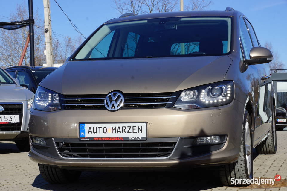 Volkswagen Sharan 20 TDI CR 140 4x4 7osób Kamera małopolskie Nowy Sącz