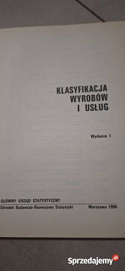 Klasyfikacja Wyrobów i Usług 1994 Rzadkie 1 Ostrów Wielkopolski
