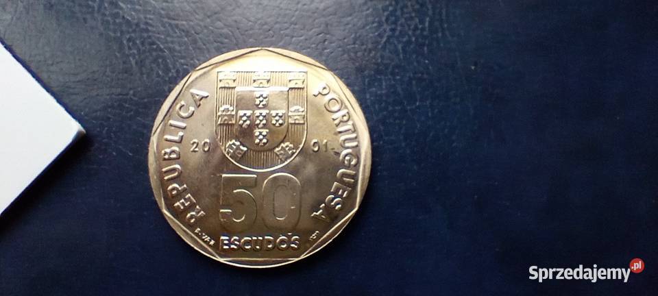 Stare monety 50 eskudos 2001 Portugalia podkarpackie Lesko