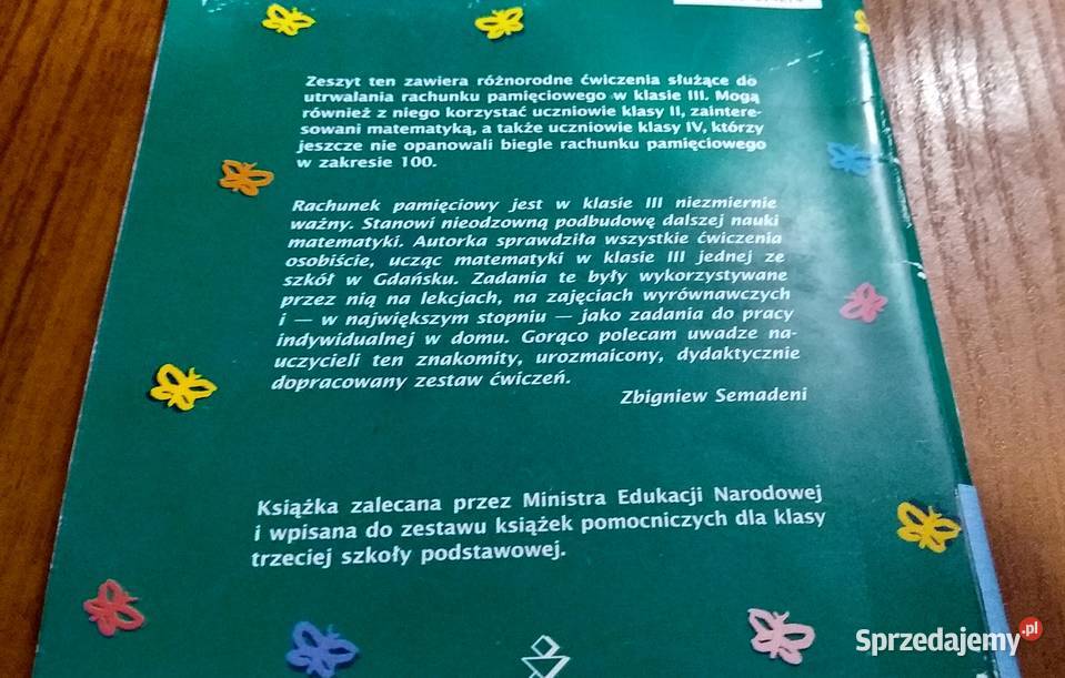 Matematyka KLASA 3 rachunki w zakresie 100 Gdańsk