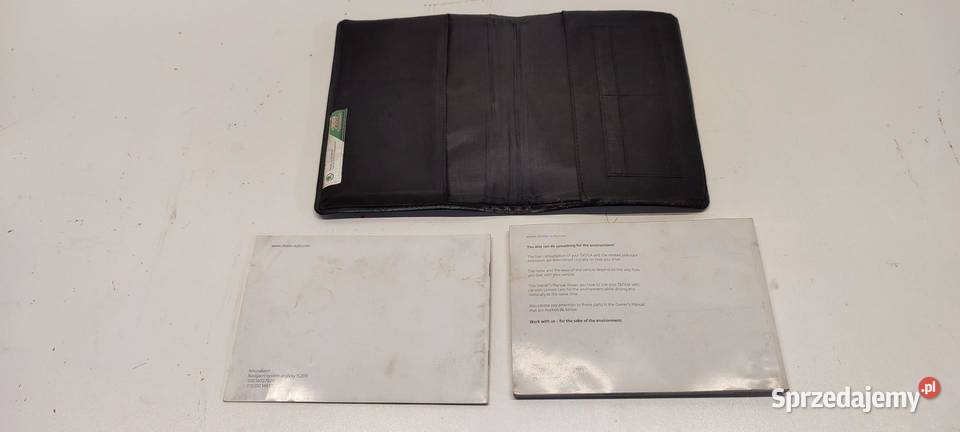 SKODA OCTAVIA II SCOUT ETUI INSTRUKCJA OBSŁUGI sprzedam