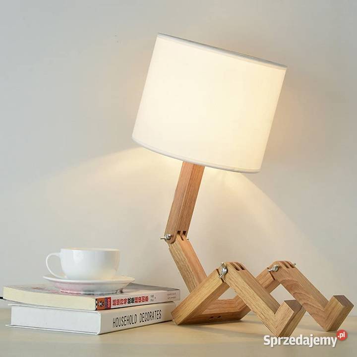 KREATYWNA LAMPKA NOCNA LUDZIK DREWNO ELINKUME Białystok