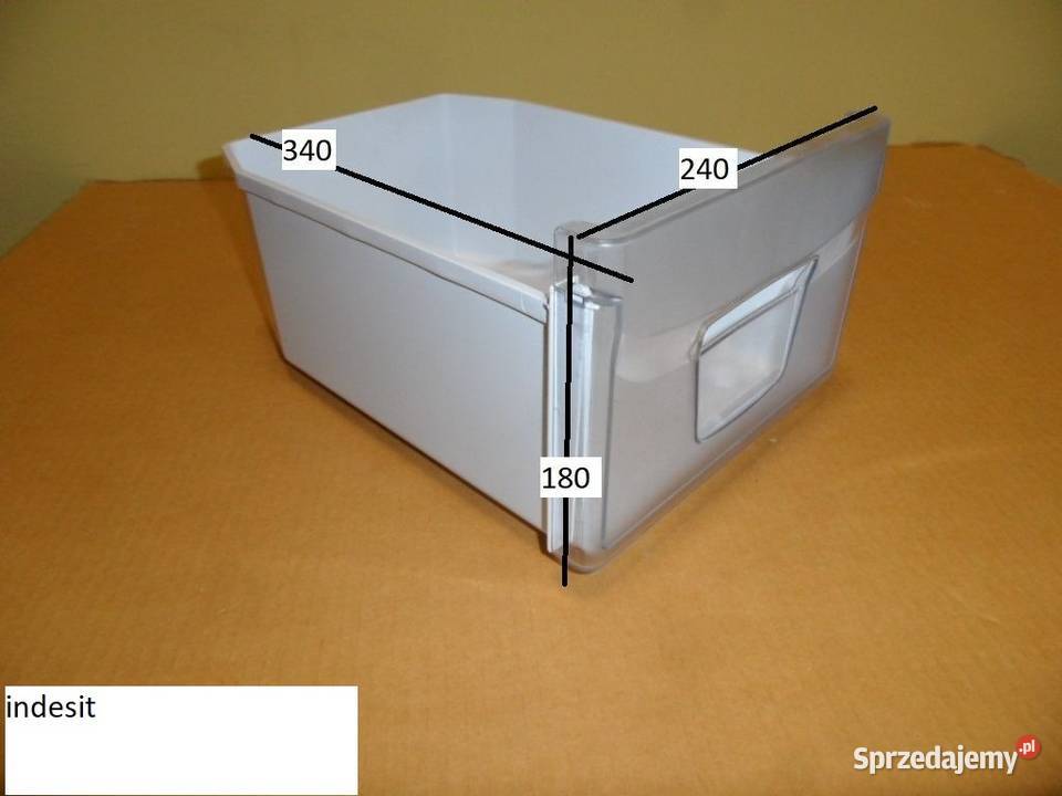 pojemnik szuflada lodowki indesit