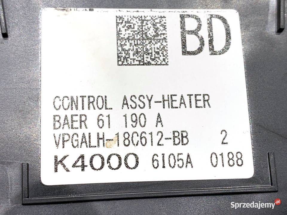 PANEL STEROWANIA NAWIEWU MAZDA 3 BM sprzedam