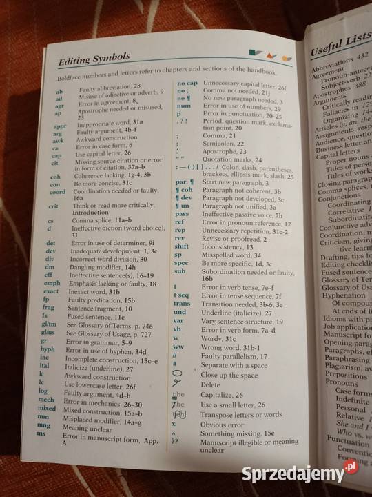 Tej Little Brown Handbook Sixth Edition Rok wydania 1995 Poznań sprzedam