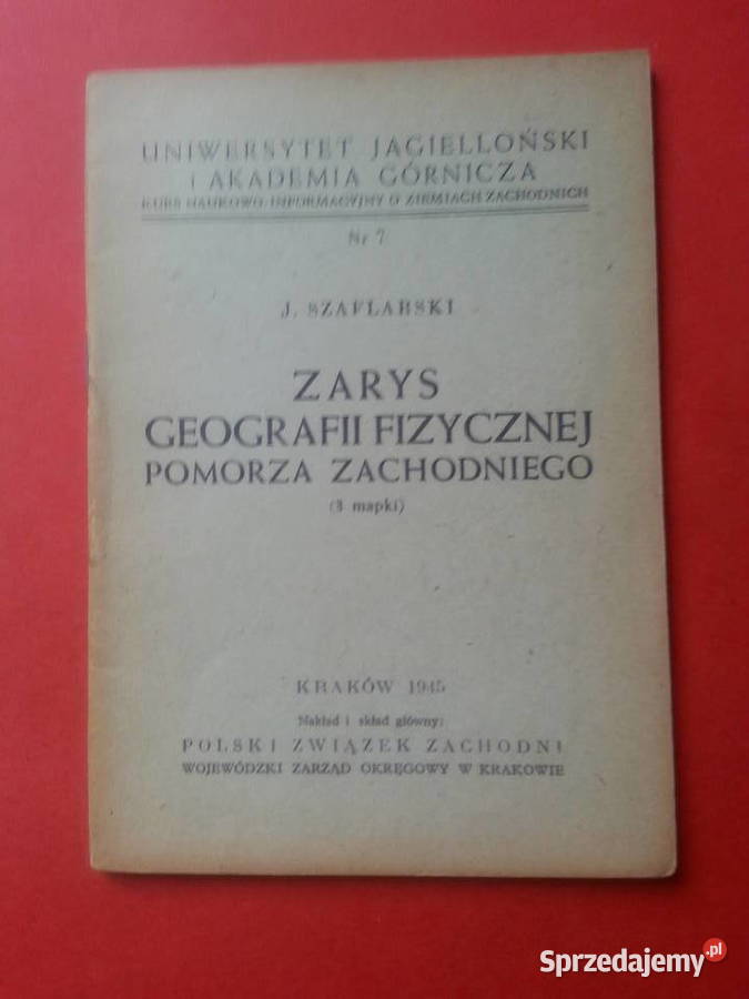 407 Zarys Geografii Fizycznej Pomorza Szczecin