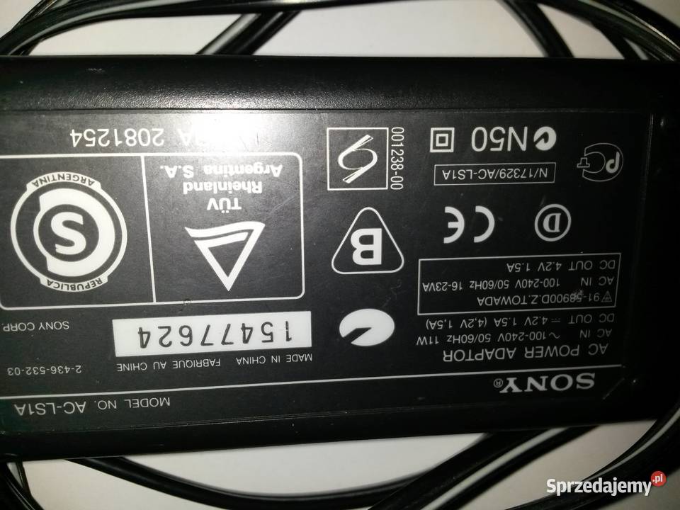 Oryginalna ładowarka Sony ACLS1A Poznań sprzedam