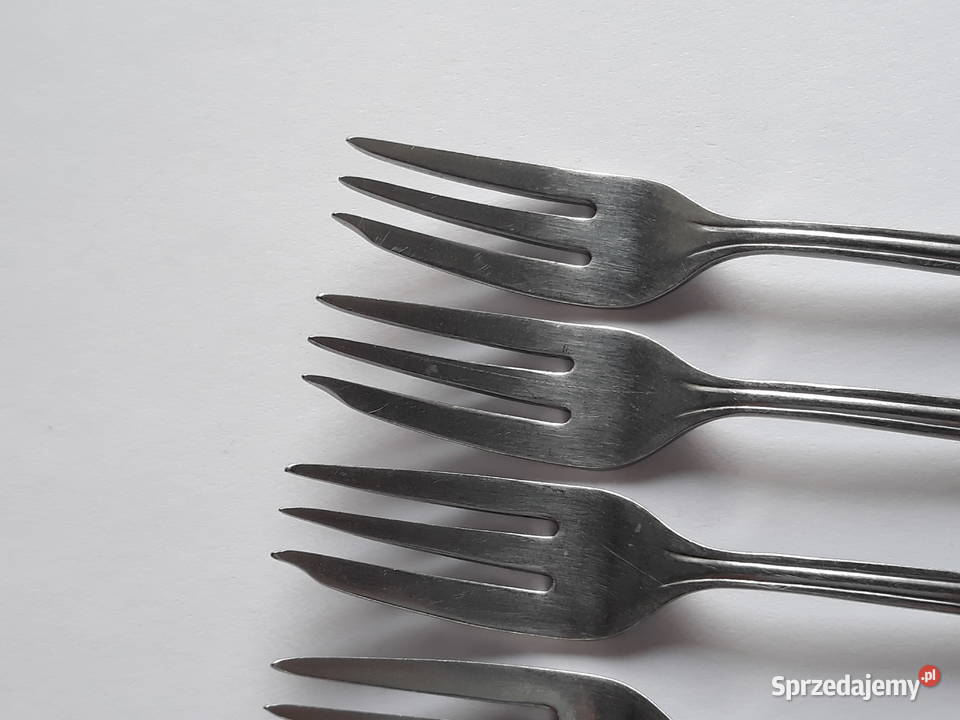 Widelczyki deserowe SATURN Hefra sztućce PRL Dąbrowa Górnicza