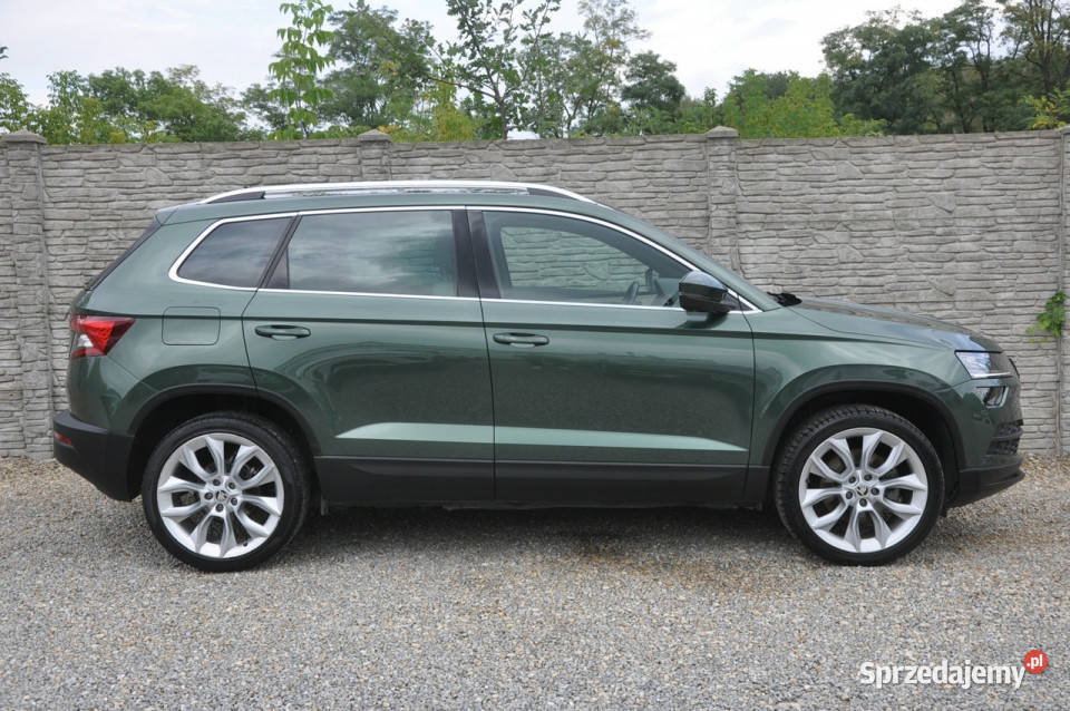 koda Karoq 15 TSI 150 Szyberdach Asystenci Skóra elektrochrom. lusterko wst. Dąbrowa Górnicza