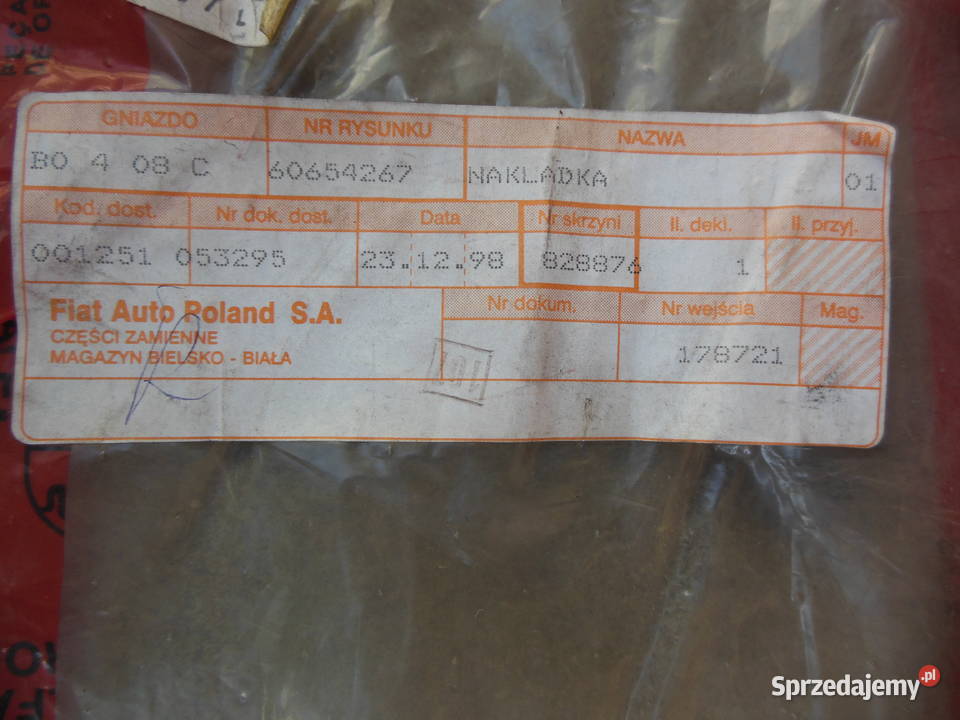 60654267 60589047ALFA ROMEO 145 Series 930 LEWE Kozy sprzedam