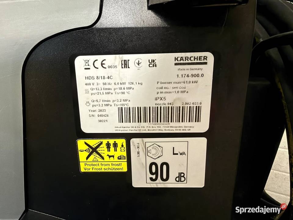 Krcher HDS 8184C 2023 Stryszawa
