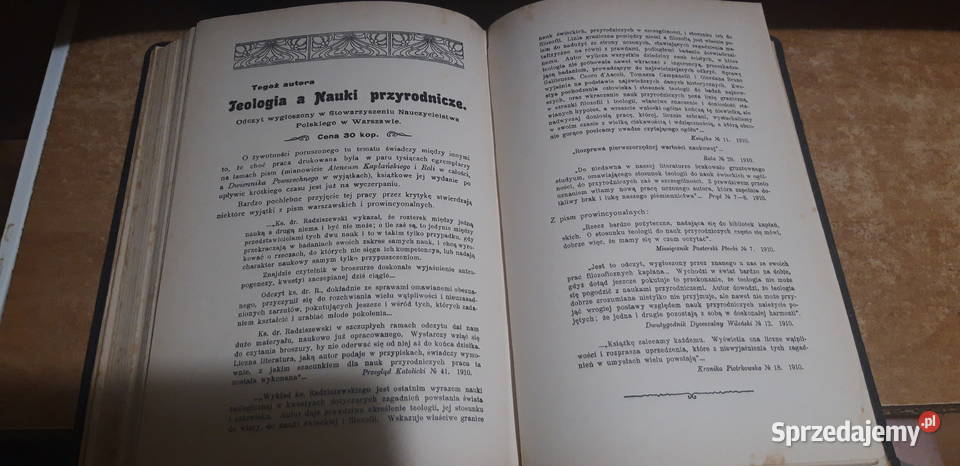 Geneza Religii w śwnauki Teol Radziszewski 1911 Antyki, Sztuka, Kolekcje