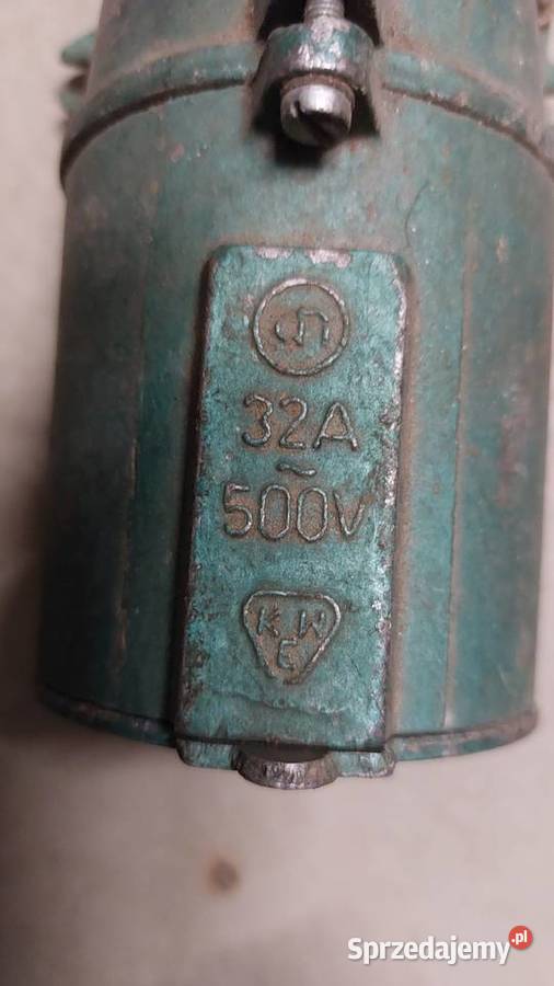 Gniazdo siłowe aluminiowe 4 płaskie bolce 32A Rokity