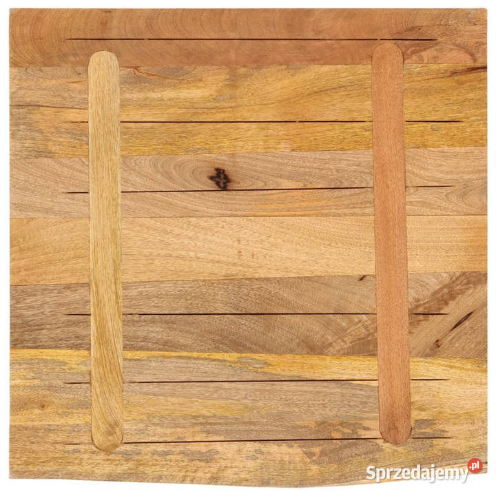 Blat stołu 40x40x38 naturalna krawędź drewno Warszawa
