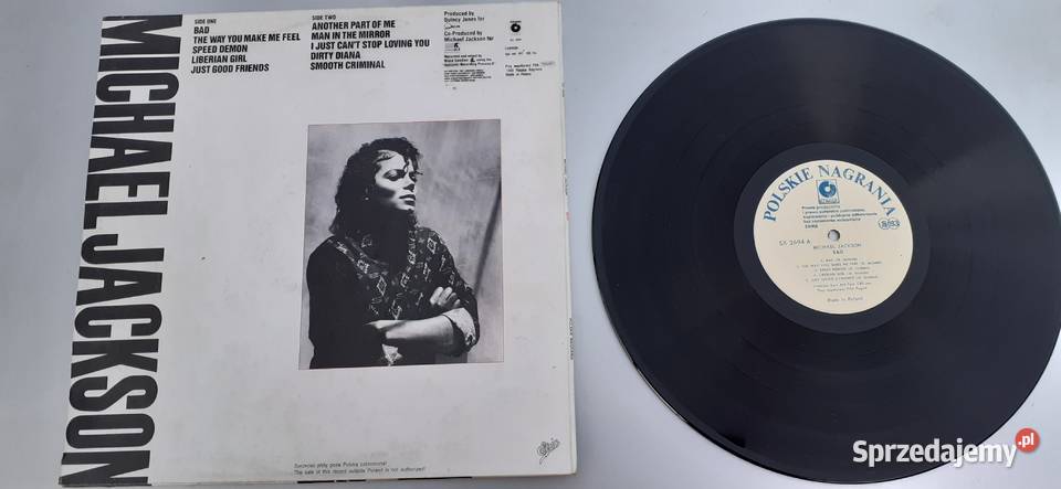 Michael Jackson Badpłyta winylowawinyl Tuszkowo